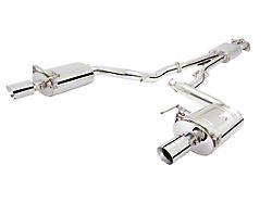 XForce Twin 2.50-Inch Cat-Back Exhaust with Oval Rear Mufflers (15-23 Mustang EcoBoost w/o Active Exhaust)