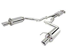 XForce Twin 2.50-Inch Cat-Back Exhaust with Round Rear Mufflers (15-23 Mustang EcoBoost w/o Active Exhaust)