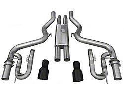 Solo Performance Mach Cat-Back Exhaust with Black Tips (15-17 Mustang GT Fastback)