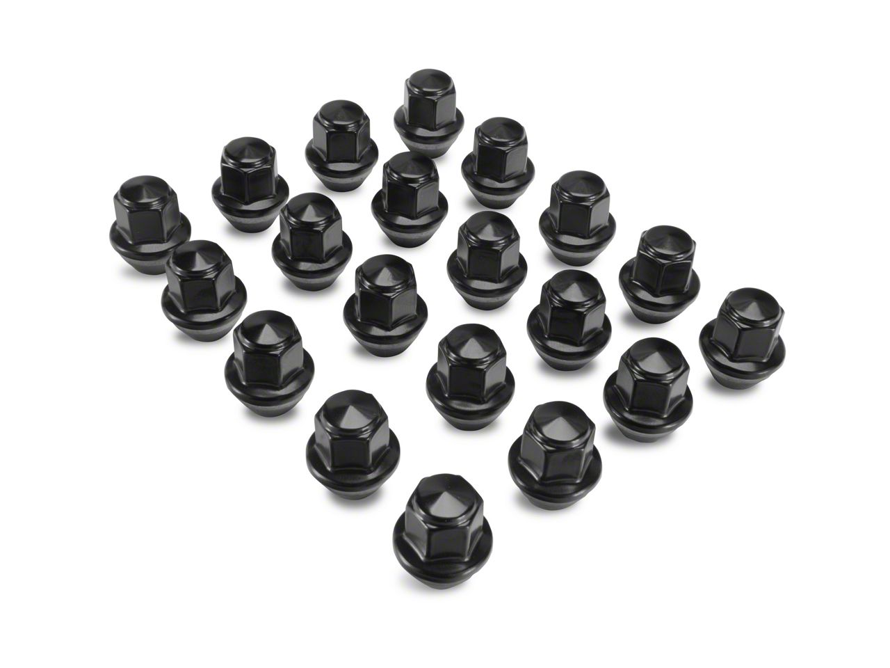 black lug nut set