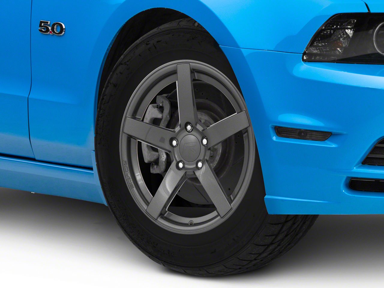 Rovos Mustang Durban Drag Gunmetal Wheel - 17x4.5 - Front Only 406594 ...