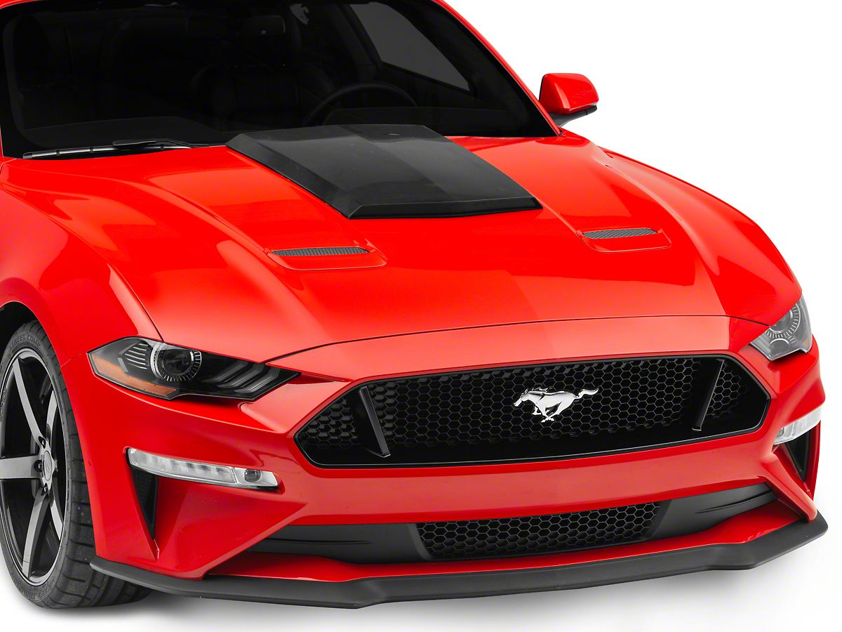 Carbon Fiber Hood Air Vent Insert For Ford Mustang Ecoboost GT350 GT