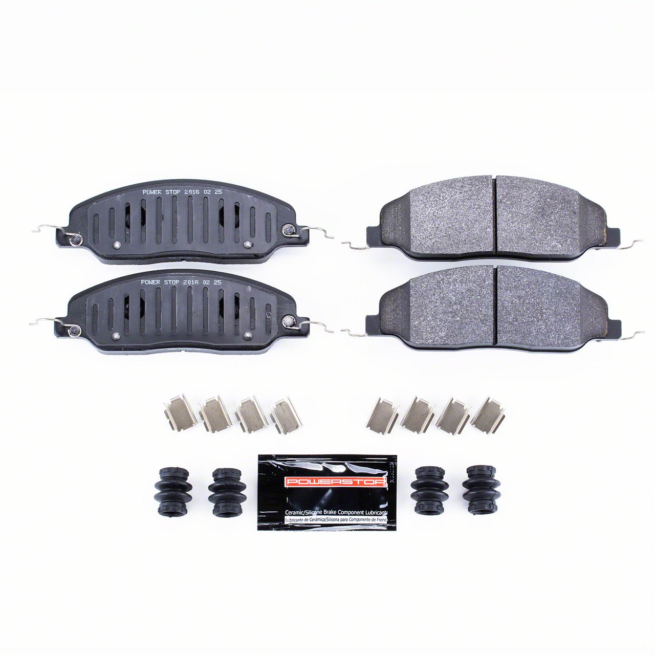 PowerStop Track Day Carbon-Fiber Metallic Brake Pads; Front Pair (05-10 GT, V6)