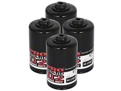 AFE Pro GUARD D2 Oil Filter; Set of Four (05-08 3.7L Jeep Grand Cherokee WK)