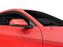 SpeedForm Mirror Triangle Covers; Carbon Fiber Style (15-22 Mustang)