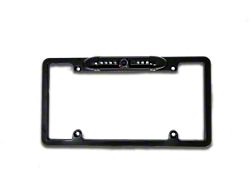 License Plate Camera with Dynmaic Parking Lines; Black (07-18 Jeep Wrangler JK)