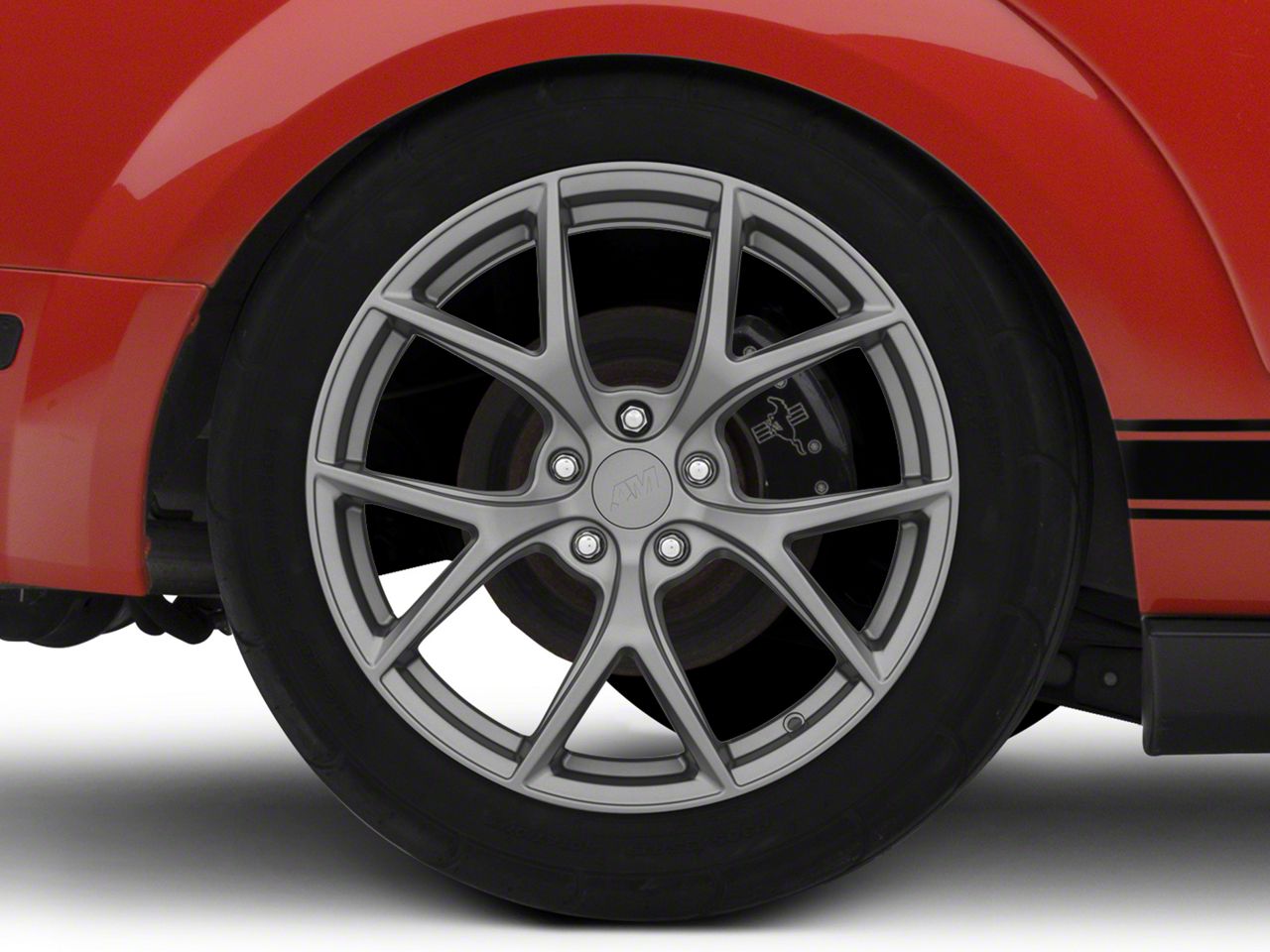 Mustang Performance Pack 2 Style Charcoal Wheel; Rear Only; 19x10 (05 ...