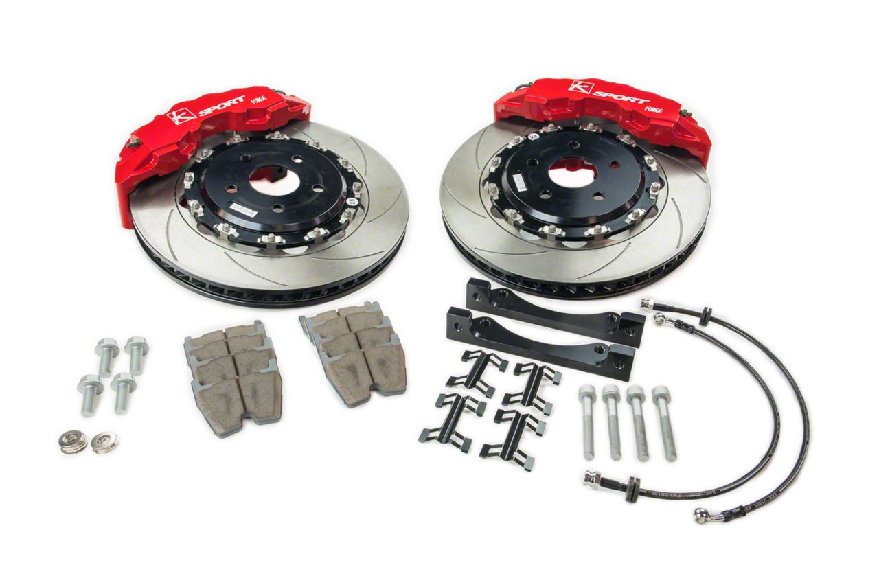 Ksport Mustang ProComp 4 Piston Rear Big Brake Kit with 14-Inch Slotted ...