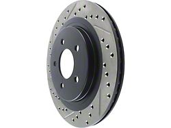 StopTech Select Sport Drilled and Slotted Rotor; Front (94-04 Mustang Cobra, Bullitt, Mach 1)