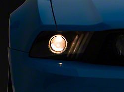 Sequential Projector Headlights; Matte Black Housing; Clear Lens (10-12 Mustang w/ Factory Halogen Headlights)