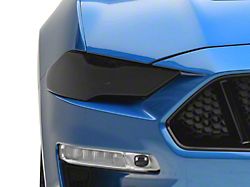 SpeedForm Headlight Covers; Smoked (18-21 Mustang GT, EcoBoost)
