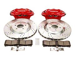 PowerStop Front Big Brake Conversion Kit; Red Calipers (05-14 Mustang Standard GT, V6)