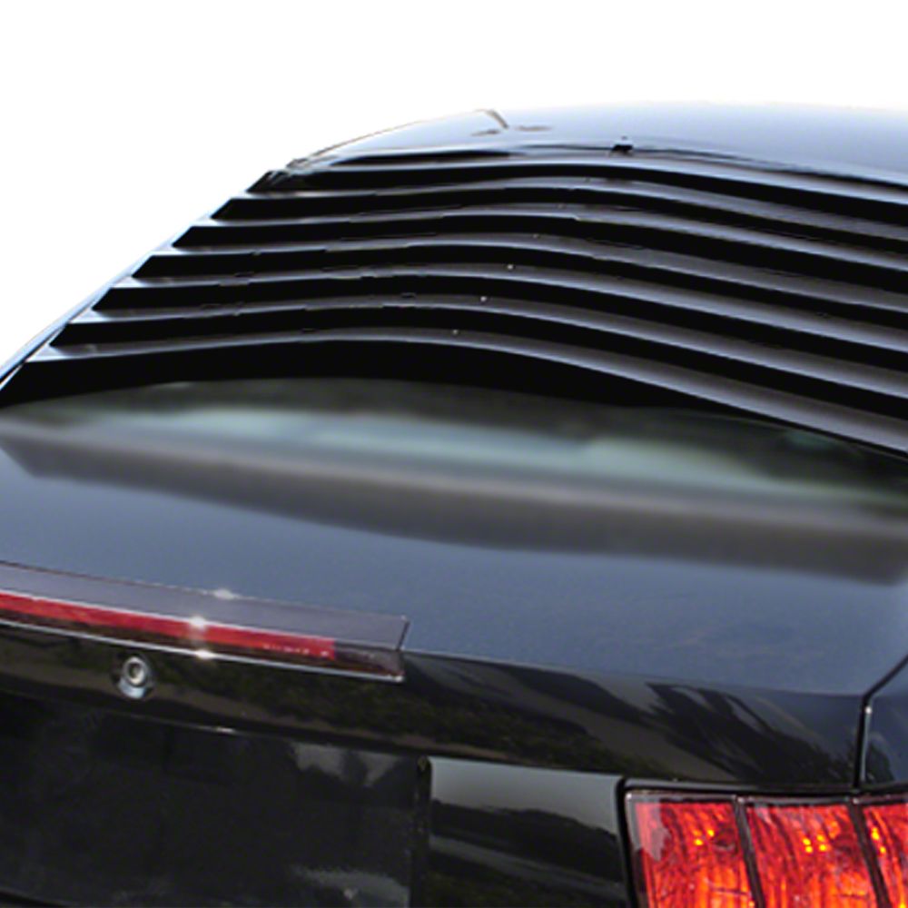 aluminum rear window louvers mustang