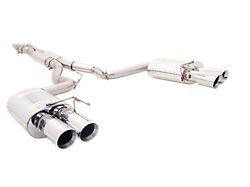 XForce Twin 3-Inch Polished Cat-Back Exhaust (18-23 Mustang GT Fastback w/o Active Exhaust)