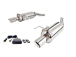 XForce Varex Twin 3-Inch Polished Axle-Back Exhaust (15-17 GT Fastback)