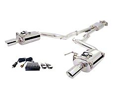 XForce Varex Twin 3-Inch Polished Cat-Back Exhaust with Oval Rear Mufflers (15-17 Mustang GT Fastback)
