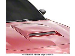 ABS Large Hood Scoop; Unpainted (06-22 Charger)