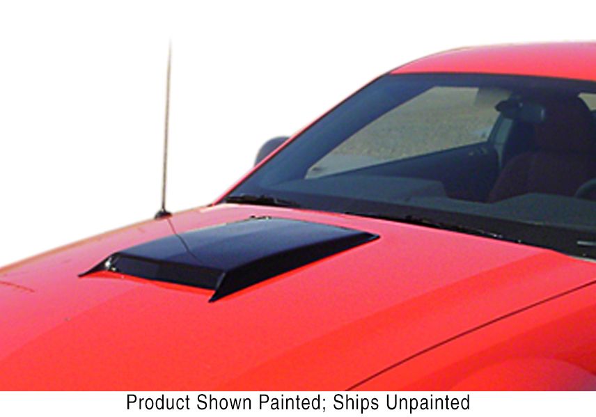 Mustang ABS Small Hood Scoop Unpainted (0520 GT, EcoBoost, V6)
