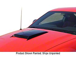 ABS Small Hood Scoop; Unpainted (06-22 Charger)