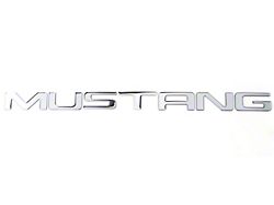 Bumper Insert Letters; Liquid Chrome (99-04 Mustang GT, V6)