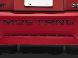 Bumper Insert Letters; Matte Black (99-04 GT, V6)