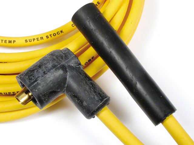 Accel Super Stock Spark Plug Wire Set; Yellow (80-90 2.5L Jeep CJ5, CJ7 & Wrangler YJ)