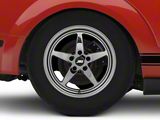 JMS Avenger Series Black Chrome Wheel; Rear Only; 17x10; 44mm Offset (05-09 Mustang)