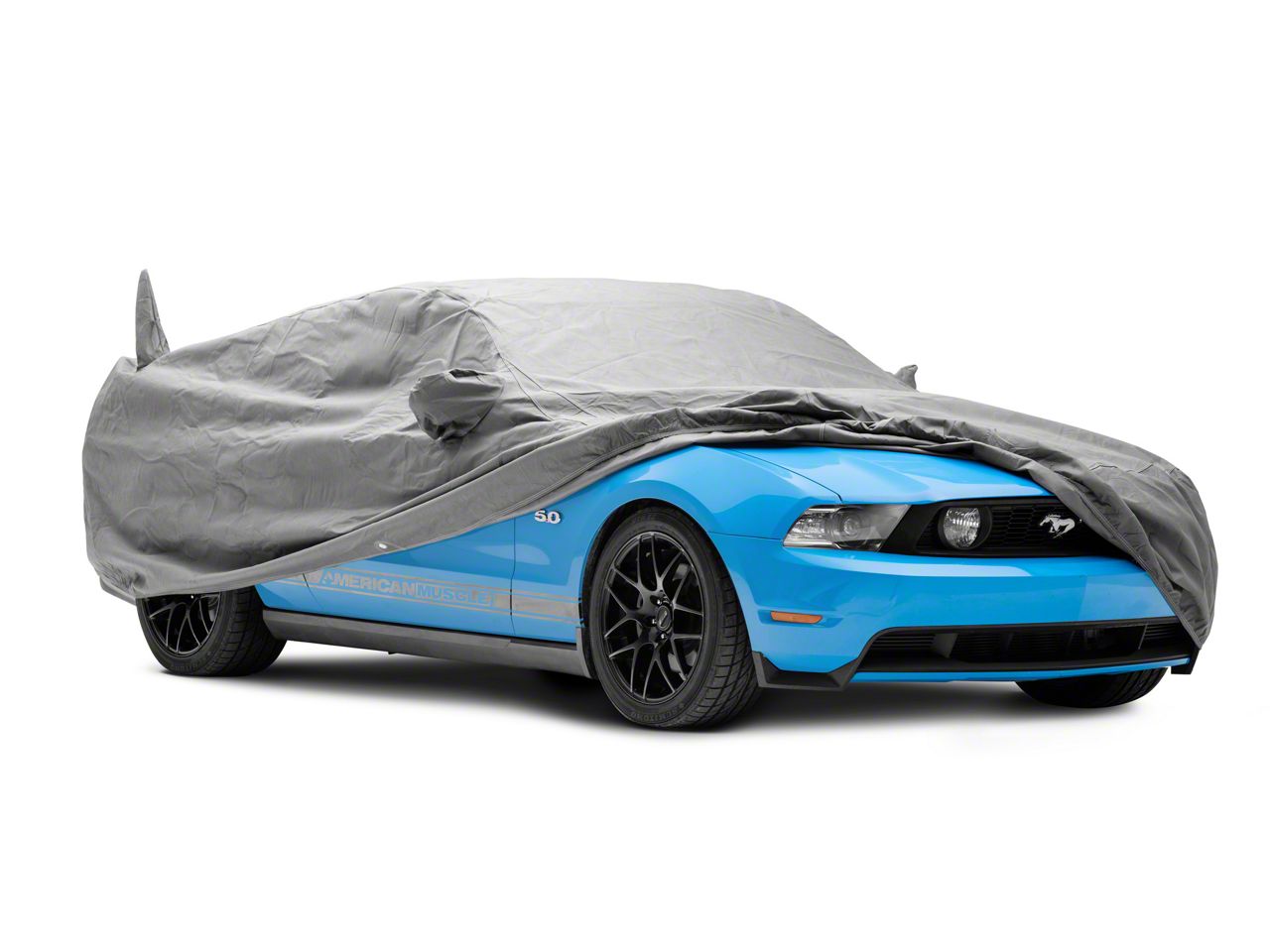 Mustang Custom Fit Car Cover; Gray (0514 Mustang) Free Shipping