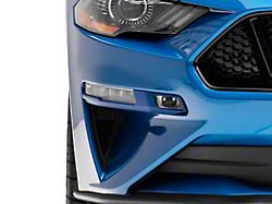 Drake Muscle Cars Turn Signal/Fog Light Covers; Unpainted (18-22 Mustang GT, EcoBoost)