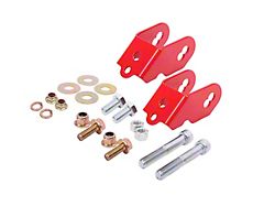 BMR Rear Camber Adjustment Lockout Kit; Red (15-22 Mustang)