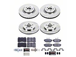 PowerStop Track Day Brake Rotor and Pad Kit; Front and Rear (07-11 Mustang GT500)