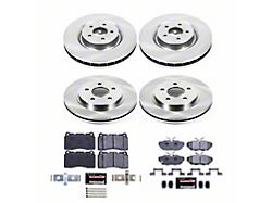 PowerStop Track Day Brake Rotor and Pad Kit; Front and Rear (11-14 Mustang GT Brembo; 12-13 Mustang BOSS 302)