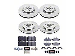 PowerStop Track Day Brake Rotor and Pad Kit; Front and Rear (2012 GT500)