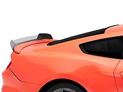 V3R Wicker Bill Rear Spoiler Add-On; Gloss Carbon Fiber (15-22 Mustang)