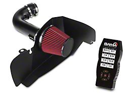 SR Performance Black Cold Air Intake and BAMA X4/SF4 Power Flash Tuner (15-17 Mustang GT)