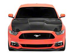 SpeedForm Type-GT3 GT350 Style Hood; Carbon Fiber (15-17 Mustang GT, EcoBoost, V6)