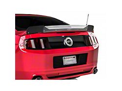 V3R Wicker Bill Rear Spoiler Add-On; Gloss Carbon Fiber (10-14 Mustang)