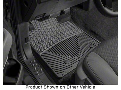 Weathertech All-Weather Front Rubber Floor Mats; Black (18-23 Tacoma w/ Automatic Transmission)