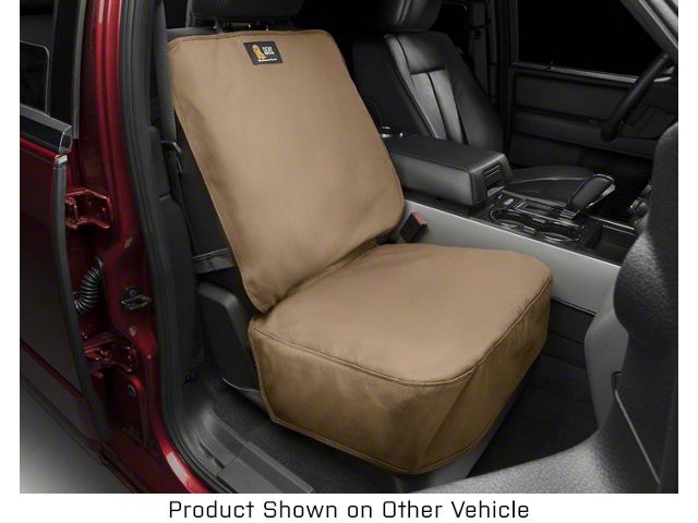 Weathertech Universal Front Bucket Seat Protector; Tan (04-24 Titan w/ Front Bucket Seats)