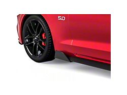 MLC Style Rocker Panel Winglets; Textured Black (15-22 Mustang GT, EcoBoost, V6)