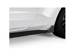 V1R Pro Style Rocker Panel Winglets; Textured Black (15-21 Mustang GT, EcoBoost, V6)