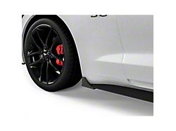 V1R Style Rocker Panel Winglets; Textured Black (15-21 Mustang GT, EcoBoost, V6)