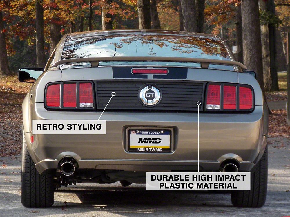 MMD Decklid Panel; Black (05-09 Mustang) | MMD MMD Decklid Panel; Black (05-09 Mustang) | MMD