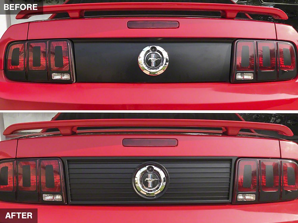 MMD Decklid Panel; Black (05-09 Mustang) | MMD MMD Decklid Panel; Black (05-09 Mustang) | MMD