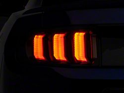 Morimoto XB LED Facelift Tail Lights; Black Housing; Smoked Lens (13-14 Mustang)