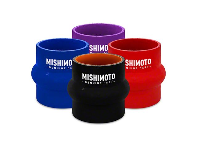Mishimoto Silicone Hump Hose Coupler; 2.50-Inch; Black (Universal; Some Adaptation May Be Required)