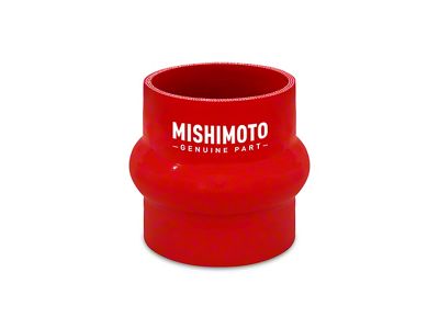 Mishimoto Silicone Hump Hose Coupler; 2.50-Inch; Red (Universal; Some Adaptation May Be Required)