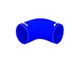 Mishimoto Silicone 90-Degree Coupler; 2-Inch; Blue (Universal; Some Adaptation May Be Required)
