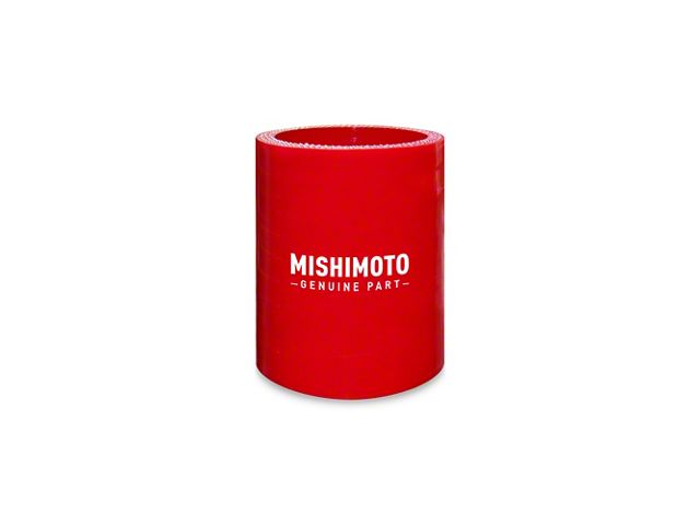 Mishimoto Silicone Straight Coupler; 2.50-Inch x 1.25-Inch; Red (Universal; Some Adaptation May Be Required)