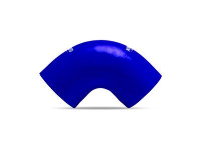 Mishimoto Silicone 90-Degree Couple; 2.50-Inch; Blue (Universal; Some Adaptation May Be Required)